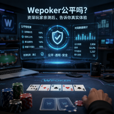 wepoker公平吗?资深玩家亲测后,告诉你真实体验