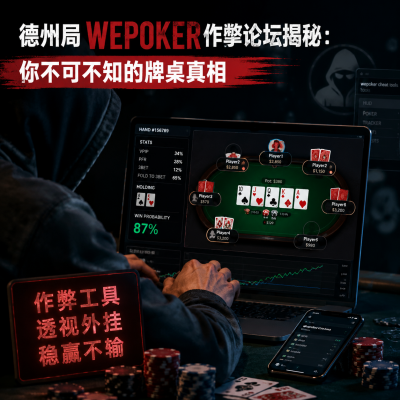 德州局wepoker作弊论坛揭秘:你不可不知的牌桌真相