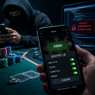微扑克ios作弊器:你离被清空筹码只差一次下载