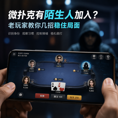 微扑克有陌生人加入?老玩家教你几招稳住局面