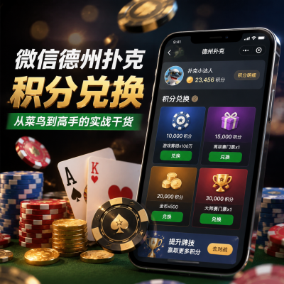 微信德州扑克积分兑换:从菜鸟到高手的实战干货
